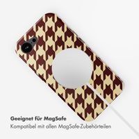 Selencia Vivid Rückabdeckung mit MagSafe Apple iPhone 16e - Pied-de-Poule