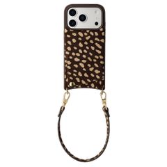 Selencia Nova Echtleder Backcover mit Kartenhalter Apple iPhone 17 Pro - Fawn Chic