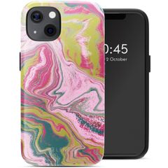 Selencia Vivid Rückabdeckung mit MagSafe Apple iPhone 13 - Marble Pink