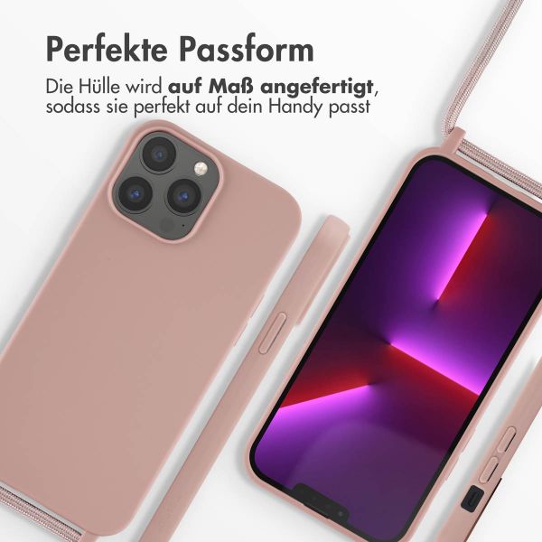 imoshion SilikonHülle mit Band Apple iPhone 13 Pro Max - Sand Pink