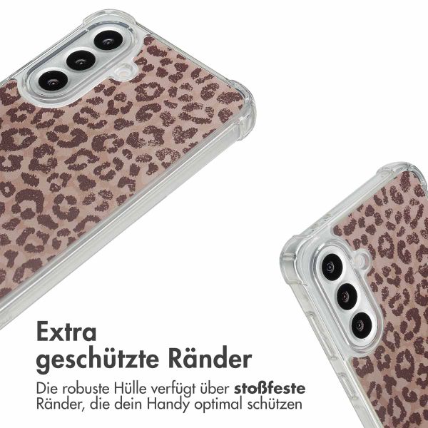 imoshion Design Hülle mit Band Samsung Galaxy A56 - Leopard Mood