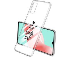 imoshion Design Hülle Galaxy A41 - Live Laugh Love - Schwarz