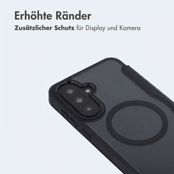 imoshion Transparente Bookcase mit MagSafe Samsung Galaxy A37 (5G) - Schwarz