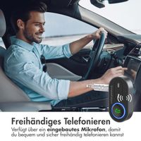 imoshion Bluetooth Adapter Auto - Bluetooth 5.1-Empfänger - 3,5 mm Jack / AUX - Schwarz