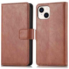 imoshion Luxuriöse Klapphülle Apple iPhone 14 / 13 - Braun
