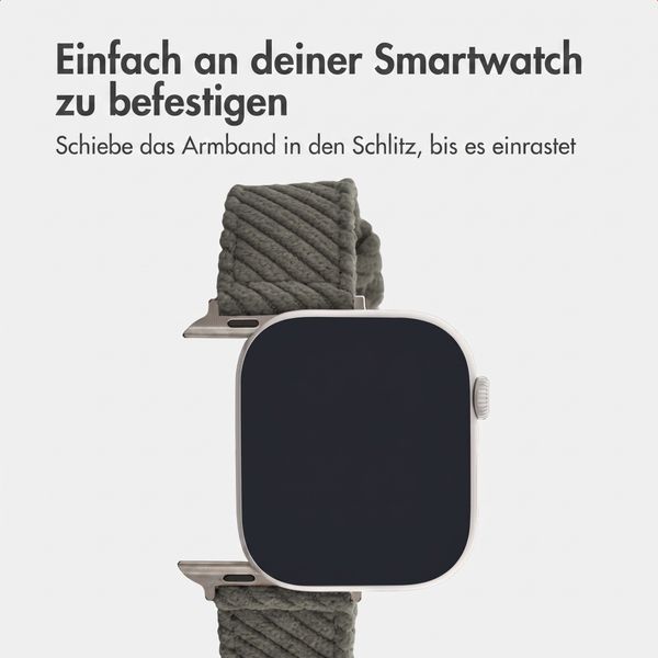 imoshion Corduroy-Band für Apple Watch | 38/40/41/42 mm - Grün