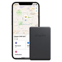 Chipolo CARD Spot – Bluetooth-Tracker für iOS – 1 Pack – Schwarz
