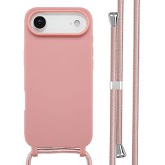 imoshion SilikonHülle mit Band Apple iPhone Air - Sand Pink