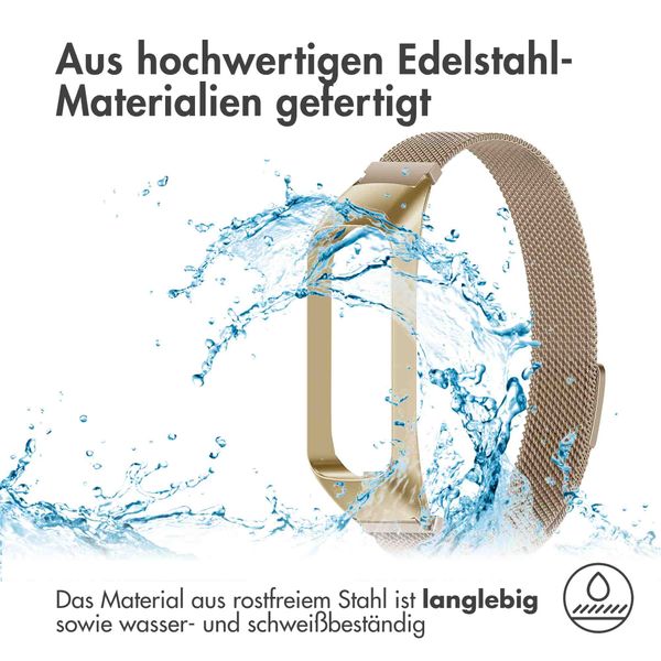 imoshion Magnetisches Milanaise Armband für das  Samsung Galaxy Fit 2 - Gold