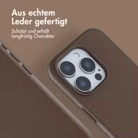 Accezz MagSafe Leather Backcover Apple iPhone 15 Pro - Kaffeebraun