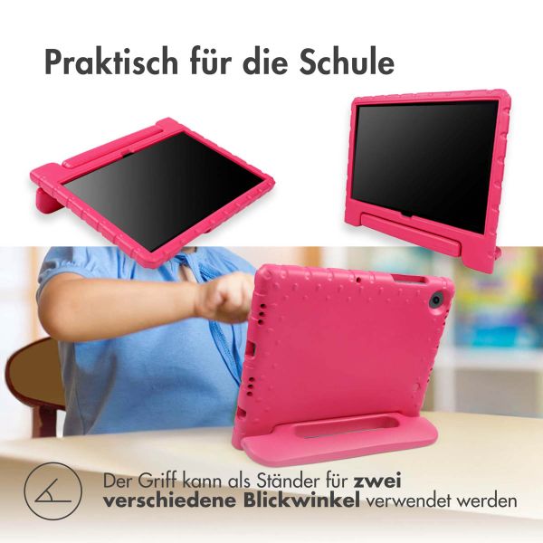 imoshion Schutzhülle mit Handgriff kindersicher für das iPad 11 (2025) 11 Zoll / iPad 10 (2022) 10.9 Zoll - Rosa