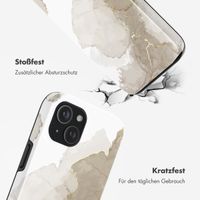 Selencia Vivid Rückabdeckung mit MagSafe Apple iPhone 15 - Marble Light Brown
