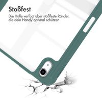 imoshion Trifold Hardcase Klapphülle Apple iPad 11 (2025) 11 Zoll A16 / iPad 10 (2022) 10.9 Zoll - Grün