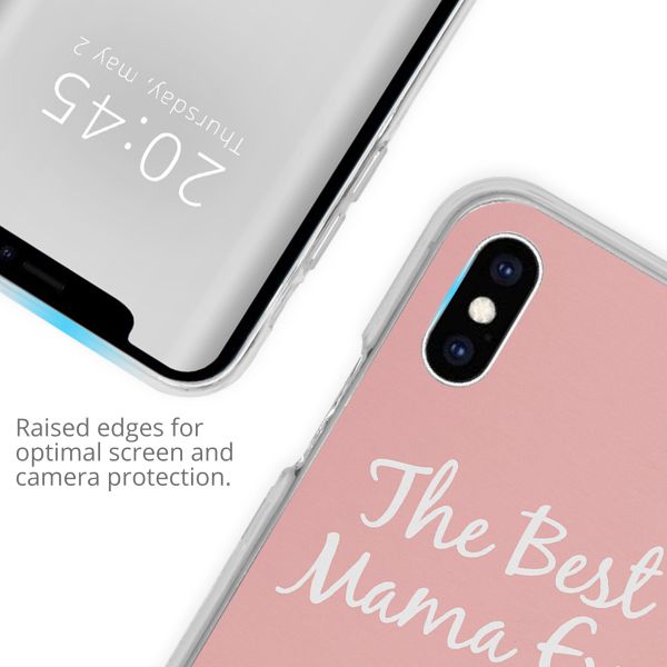 Gestalte deine eigene Apple iPhone Xs / X Gel Hülle - Transparent