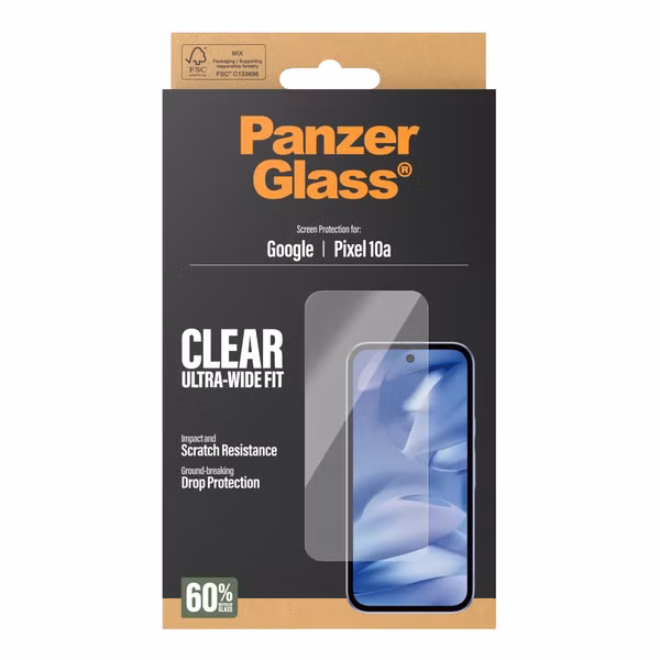 PanzerGlass Antibakterieller Screen Protector Google Pixel 10a