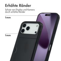 imoshion Backcover mit Kartenfach Apple iPhone 17 Pro Max - Schwarz
