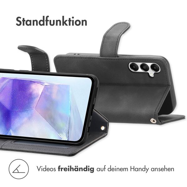 imoshion Klapphülle mit Kordel Samsung Galaxy A55 - Schwarz