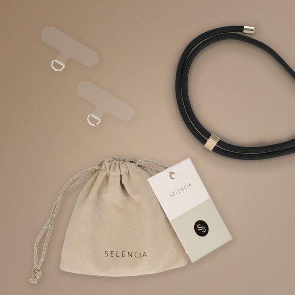 Selencia Universal-Handykette - Schwarz