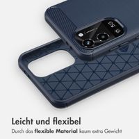 imoshion Brushed Back Cover für das Samsung Galaxy A36 - Dunkelblau