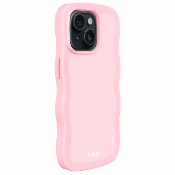 Holdit Wavy Case Apple iPhone 13/14/15/16e - Rosa