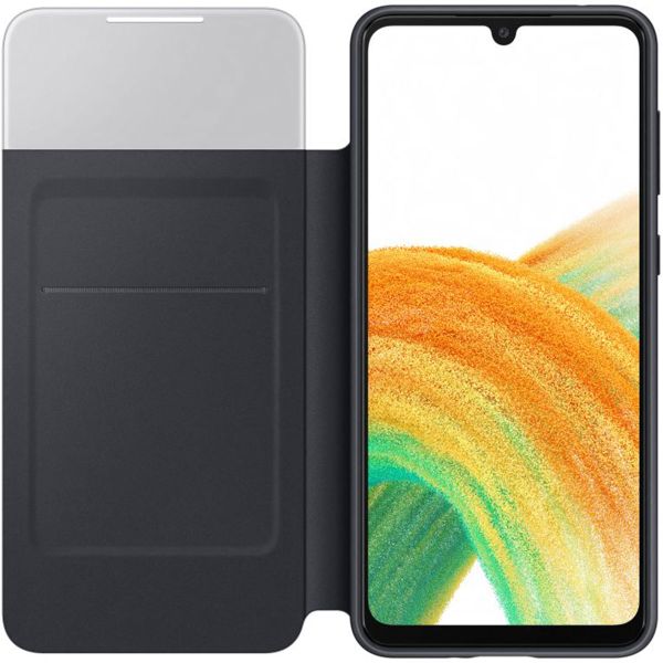 Samsung Original S View Cover Klapphülle für das Galaxy A33 - Schwarz