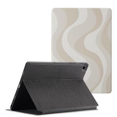 Selencia Vivid Klapphülle Samsung Galaxy Tab A9 Plus - Desert Waves Beige