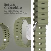 Accezz Ocean Armband für Apple Watch Series 1 - 11 / SE / Ultra (44/45/46/49 mm) - Khaki