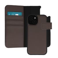 imoshion Herausnehmbare 2-in-1 Luxus-Bookcase Apple iPhone 15 - Braun