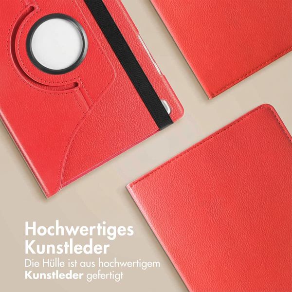 imoshion 360° drehbare Klapphülle Samsung Galaxy Tab S6 Lite (2020/2022/2024)  - Rot