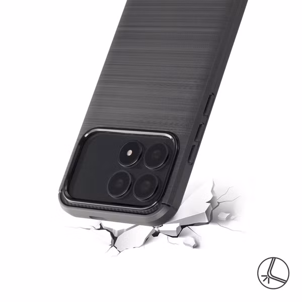 imoshion Brushed Back Cover Xiaomi Poco F8 Pro - Schwarz