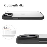 imoshion Rugged Hybrid Case für das Apple iPhone 14 Plus - Schwarz / Transparent