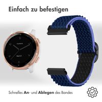 imoshion Elastisches Nylonarmband -   Universelle 18 mm Anschluss - Dunkelblau