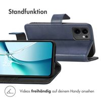 imoshion Luxuriöse Klapphülle Oppo Reno 13 - Dunkelblau