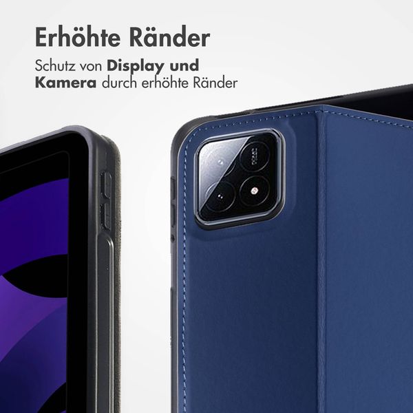 Accezz Classic Tablet Case für das Xiaomi Pad 6S Pro 12.4 - Dunkelblau