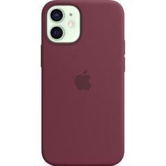 Apple Silikon-Case MagSafe Apple iPhone 12 Mini - Plum