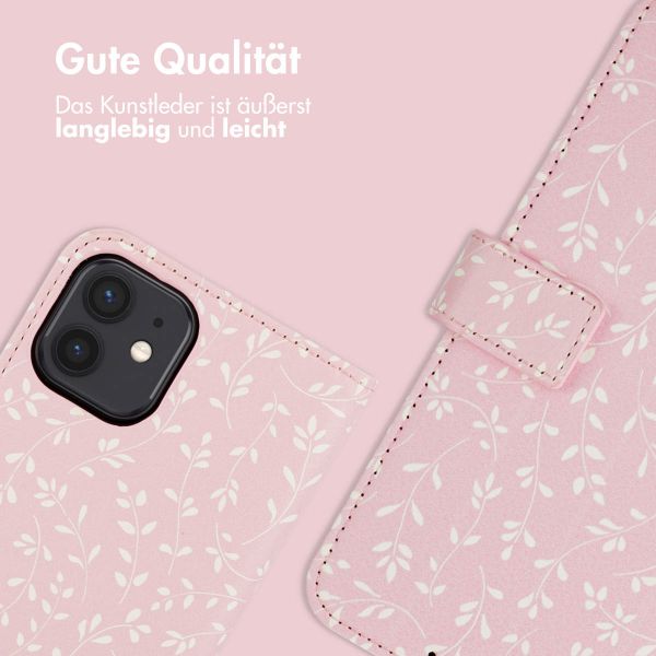 imoshion Design Klapphülle Apple iPhone 11 - Pink Bazaar Flowers