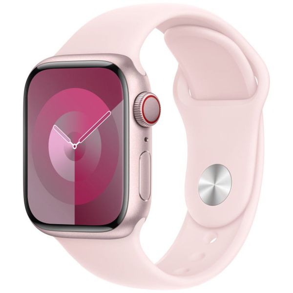 Apple Sport Band für die Apple Watch Series 1 bis 9 / SE (38/40/41 mm) | Series 10 (42 mm) - Größe M/L - Light Pink