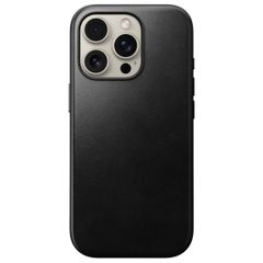 Nomad Modern Horween Leather Case für das iPhone 16 Pro - Black