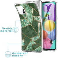 imoshion Design Hülle für das Samsung Galaxy A51 - Grafik-Kupfer / Grün