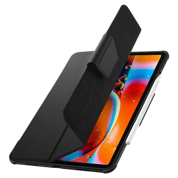 Spigen Rugged Armor Pro Klapphülle iPad Pro 12.9 (2022) / Pro 12.9 (2021) - Schwarz