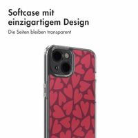 imoshion Design Hülle Apple iPhone 14 - Hearty Coral Dust
