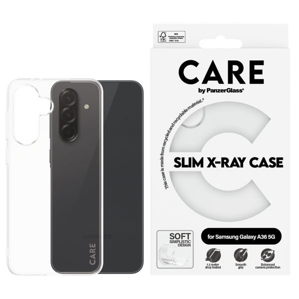 CARE by PanzerGlass Fashion Backcover XR für das Samsung Galaxy A36 - Transparent