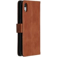 imoshion Luxuriöse Klapphülle iPhone Xr - Braun