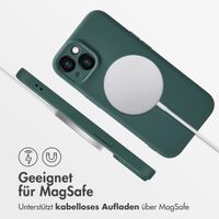 imoshion Color Back Cover mit MagSafe für das iPhone 15 - Dunkelgrün