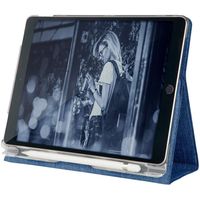Atlas Klapphülle Apple iPad 6 (2018) 9.7 Zoll / iPad 5 (2017) 9.7 Zoll - Blau
