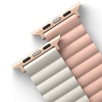 Uniq Revix doppelseitiges Armband für die Apple Watch Series 1 bis 10 / SE / Ultra (2) (44/45/46/49 mm) - Pink/Beige