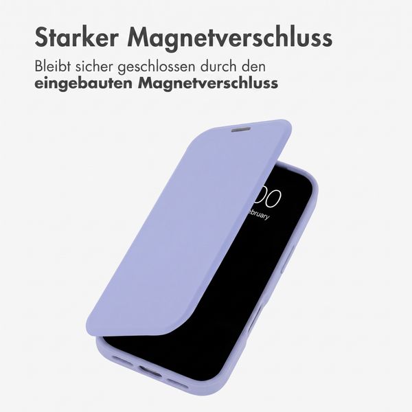 imoshion Transparente Bookcase mit MagSafe Apple iPhone 18 Pro / 17 Pro - Lila
