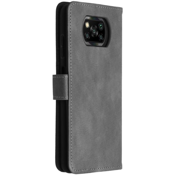 imoshion Luxuriöse Klapphülle Xiaomi Poco X3 (Pro) - Grau