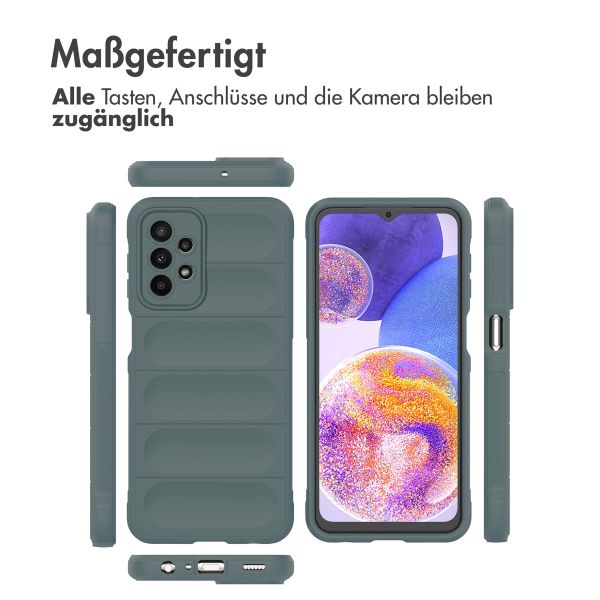 imoshion EasyGrip Back Cover für das Samsung Galaxy A23 (5G) - Dunkelgrün