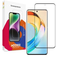 Accezz Full Cover Screen Protector aus gehärtetem Glas für das Honor Magic 6 Lite - Transparent